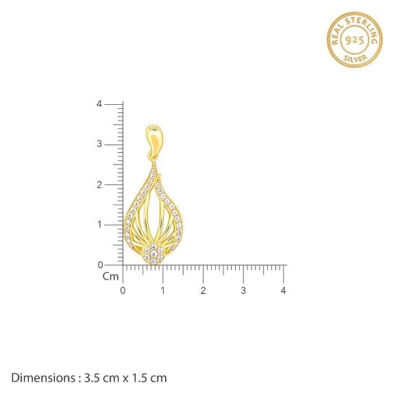 GIVA 925 Silver Golden Glint Set| Gifts for Women and Girls | With Certificate of Authenticity and 925 Stamp | 6 Months Warranty*