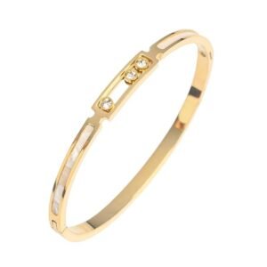 Artklim Gold Plated Bangle Bracelet for Women | Gold Bracelets | Women Bracelets | women kada bracelet