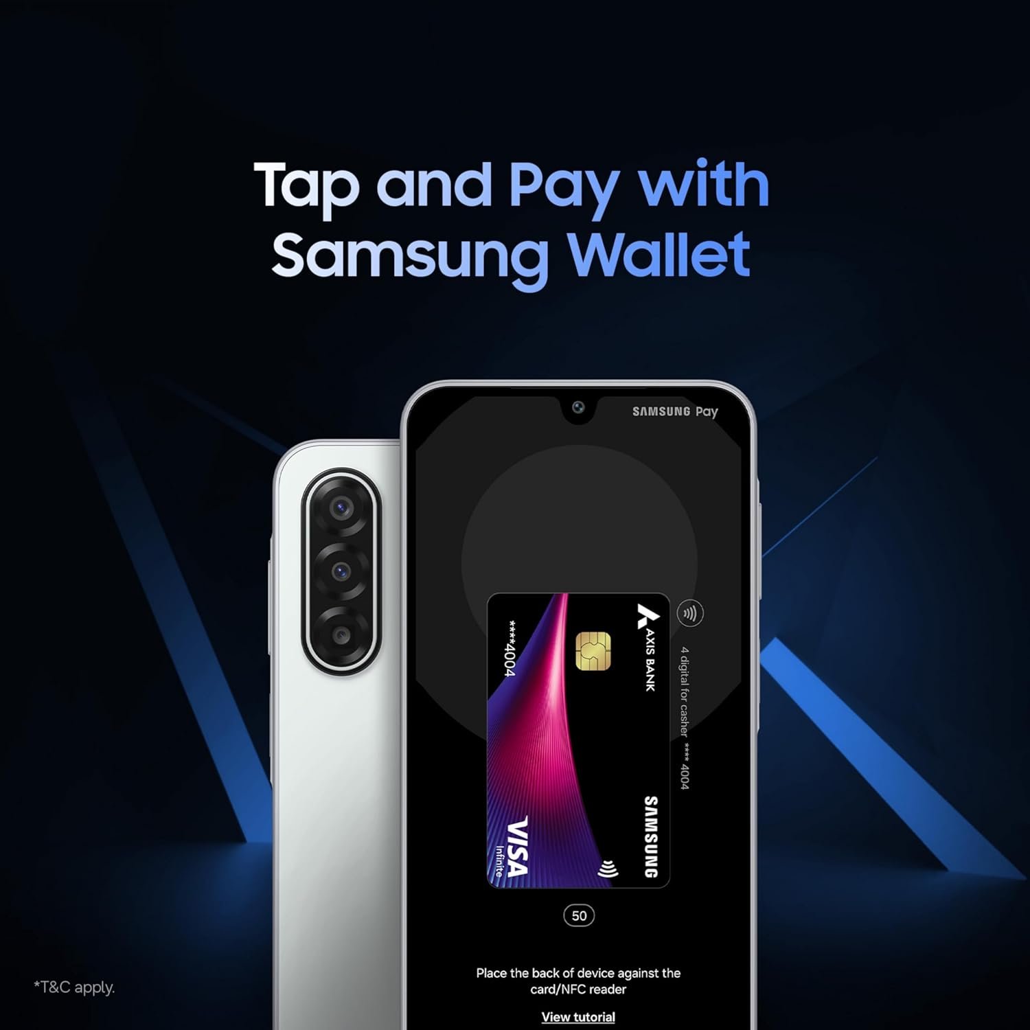 Samsung Galaxy M17 5G Mobile (Moonlight Silver, 4GB RAM, 128GB Storage) | 50MP OIS Triple Camera | Gorilla Glass Victus| IP54 | 6 Gen OS Upgrades | AI | Gemini Live | Lag-free Gaming | Without Charger