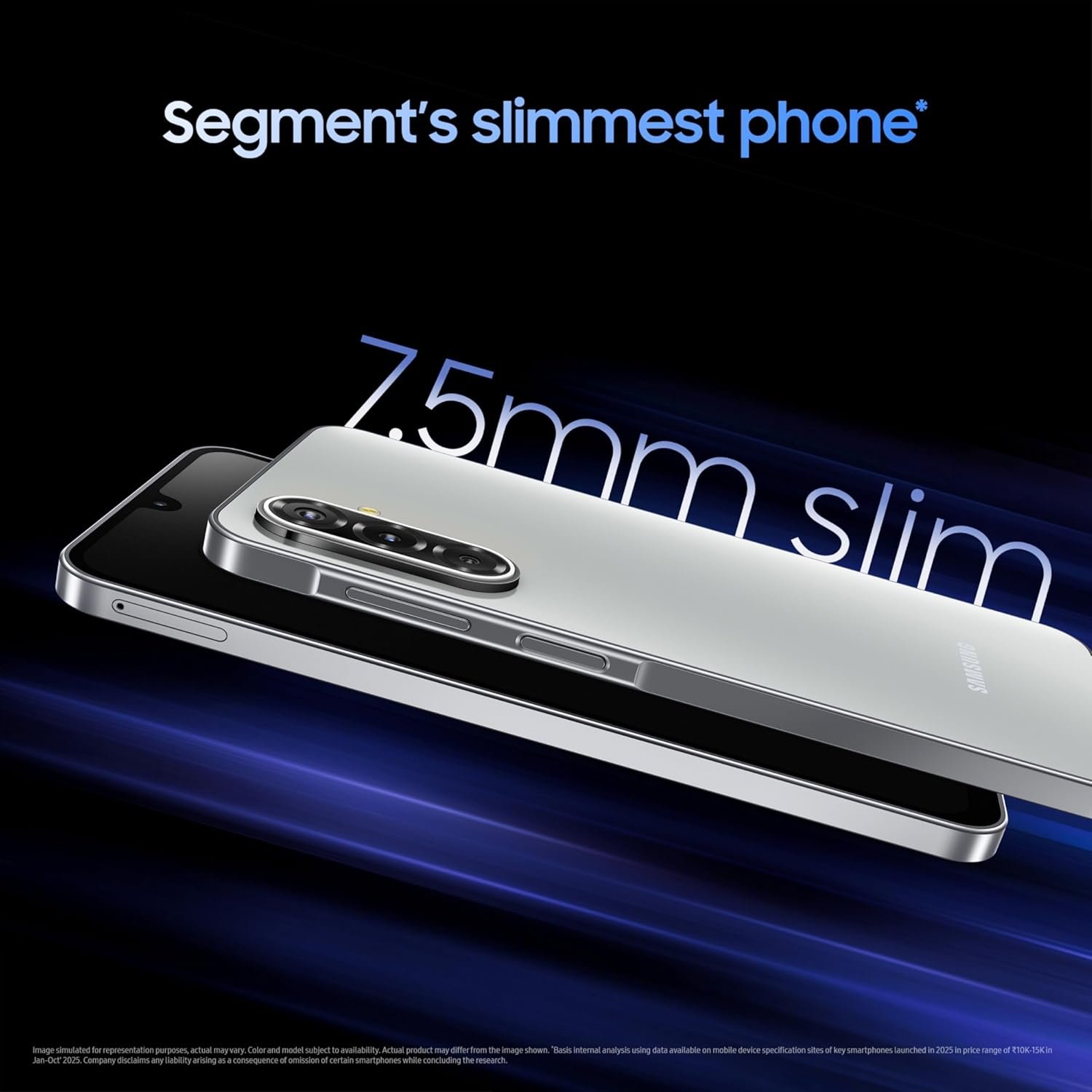 Samsung Galaxy M17 5G Mobile (Moonlight Silver, 4GB RAM, 128GB Storage) | 50MP OIS Triple Camera | Gorilla Glass Victus| IP54 | 6 Gen OS Upgrades | AI | Gemini Live | Lag-free Gaming | Without Charger