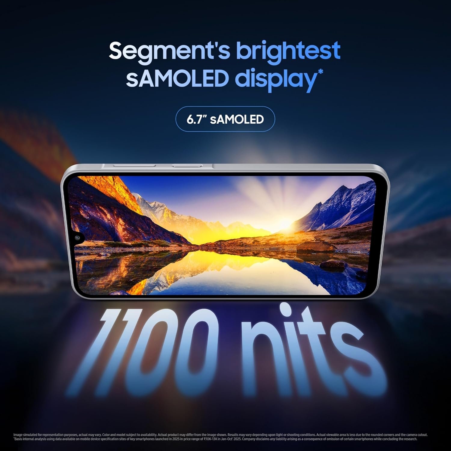 Samsung Galaxy M17 5G Mobile (Moonlight Silver, 4GB RAM, 128GB Storage) | 50MP OIS Triple Camera | Gorilla Glass Victus| IP54 | 6 Gen OS Upgrades | AI | Gemini Live | Lag-free Gaming | Without Charger