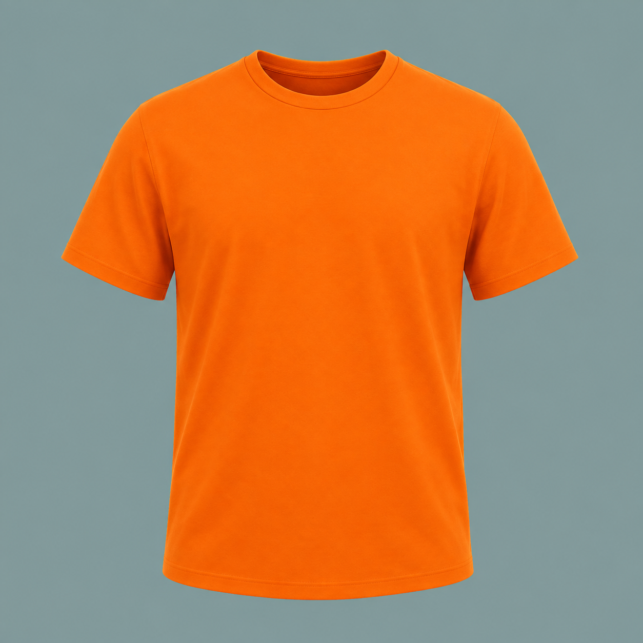 Ink Tees Men Solid Round Neck Polyester