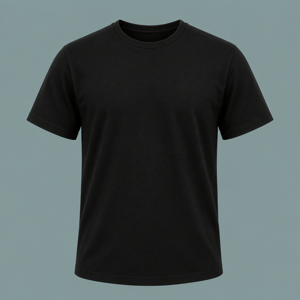 Ink Tees Men Solid Round Neck Polyester